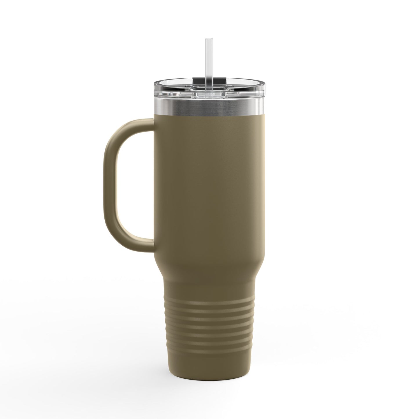 40oz Insulated Travel Mug — "Still Not Pretty" Flame Graphic, Double-Wall Tumbler for Commuting & Camping