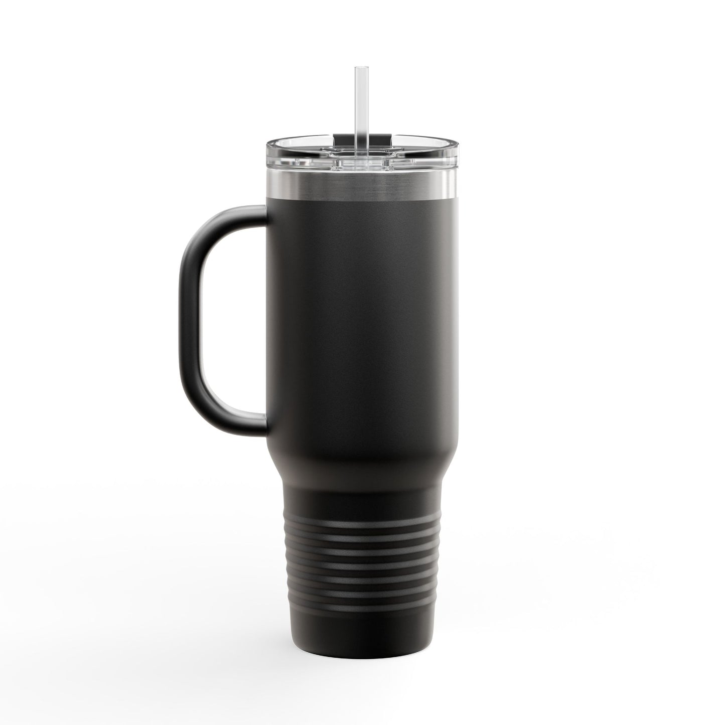 40oz Insulated Travel Mug — "Still Not Pretty" Flame Graphic, Double-Wall Tumbler for Commuting & Camping